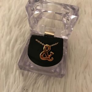 Gold Ampersand Necklace